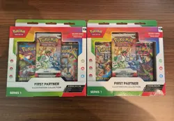 Pokemon TCG First Partner Illustration Collection Series 1 Box (SET OF 2) - Image 1