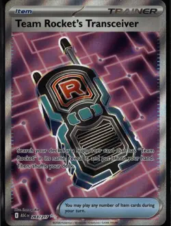 Team Rocket's Transceiver 263/217 Ultra Rare Ascended Heroes Pokemon Near Mint - Image 1