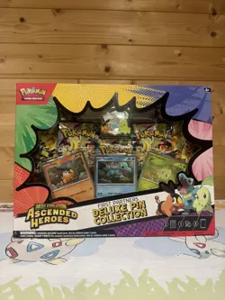 Pokemon TCG - Ascended Heroes - First Partners Deluxe Pin Collection - Sealed - Image 1