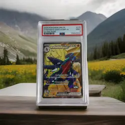 2025 POKEMON DRI EN-DESTINED RIVALS ULTRA RARE #215 CYNTHIA'S GARCHOMP EX PSA 9 - Image 1