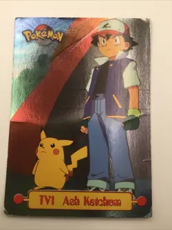 Ask Ketchum, TV1 Topps Series 1, Pokemon TCG, MP/HP+ - Image 2