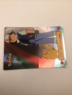 Ask Ketchum, TV1 Topps Series 1, Pokemon TCG, MP/HP+ - Image 3