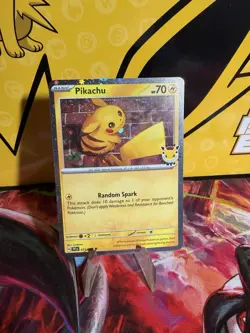 Pokemon TCG Pikachu Pokemon Day Promo 051/162 - Image 1