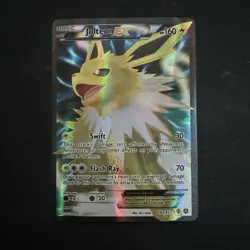 2017 Pokemon TCG XY Generations JOLTEON EX Full Art 28a/83 Ultra Rare Holo NM - Image 1