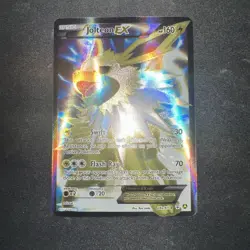2017 Pokemon TCG XY Generations JOLTEON EX Full Art 28a/83 Ultra Rare Holo NM - Image 2