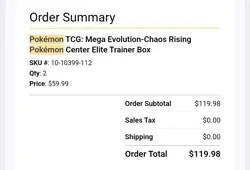 Pokemon Center Chaos Rising Elite Trainer Box ETB PKC PRESALE Ships By 5/28 - Image 2