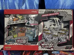 Pokemon Black Bolt & White Flare Sam's Club Collection Bundles (both boxes) - Image 1