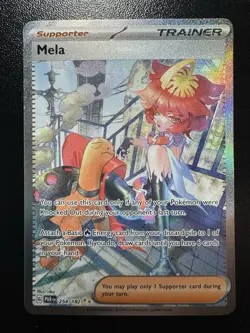 Mela 254/182 Special Illustration Rare Paradox Rift Full Art Trainer Pokemon - Image 1