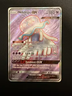 Pokemon Sun & Moon Full Art - Crimson Invasion 103/111 Nihilego GX - Image 1