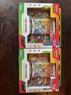 2x Pokemon TCG First Partner Illustration Collection Series 1 New Sealed - Image 1
