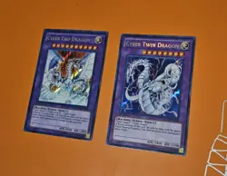 Yugioh Cyber End Dragon Cyber Twin Secret Rare LCGX-EN181 EN180 Near Mint 1st Ed - Image 2