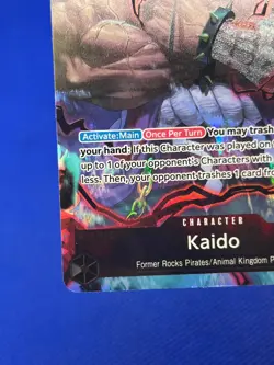 One Piece Two Legends Kaido OP08-079 Parallel Alternate Alt Art Super Rare SR NM - Image 5