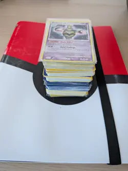 POKEMON CARD BUNDLE + POKEBALL BINDER - DIFFERENT SET ERAS - NO DUPLICATES - Image 1