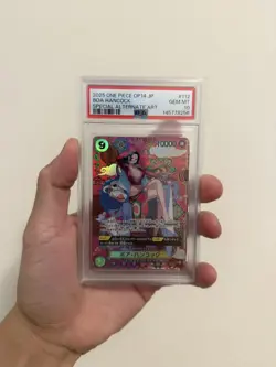 PSA 10 Boa Hancock OP14-112 SP SR The Azure Sea's Seven ONE PIECE Card Japanese - Image 1