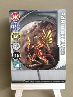 BAKUGAN Battle Brawlers B1 | Earthen Wave Silver Gate Card | 2/48d - Image 1