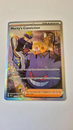 Morty's Conviction 211/162 Sv05: Temporal Forces Holo pokemon card - Image 1
