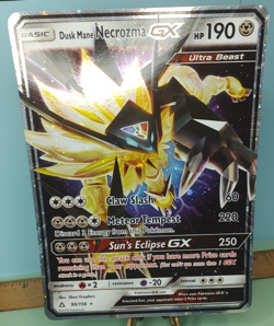 JUMBO CARD Pokemon Dawn Wings Necrozma GX Promo Card 63/156 Ultra Prism 2018 - Image 1