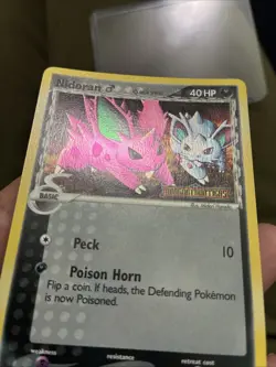 Nidoran 57/101 EX Dragon Frontiers Stamped Reverse Holo Pokemon Card NM Clean! - Image 2