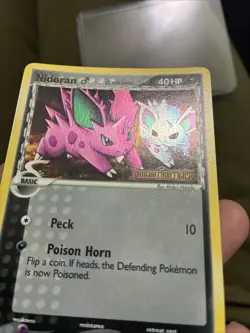 Nidoran 57/101 EX Dragon Frontiers Stamped Reverse Holo Pokemon Card NM Clean! - Image 3
