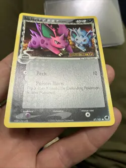 Nidoran 57/101 EX Dragon Frontiers Stamped Reverse Holo Pokemon Card NM Clean! - Image 5