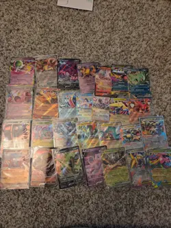 Pokemon TCG EX/V Card Lot x28 English Ultra Rare Bundle NM Team - Image 1