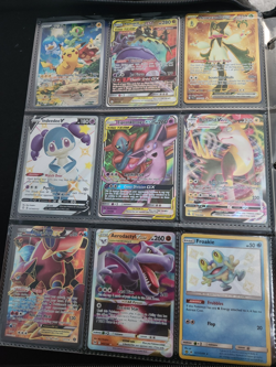 Pokemon TCG Foil Card Lot 9x Pikachu, Meowscarada, Tag Team GX, VMAX, VSTAR - Image 1