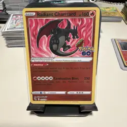 Pokemon 2022 Radiant Charizard 011/078 Pokemon GO Radiant Rare Holo Card - Image 1