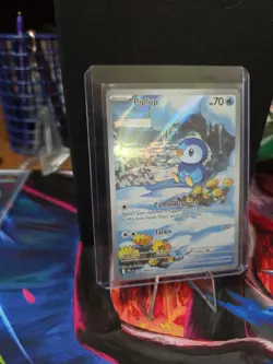 Piplup 098/094 Illustration Rare Holo NM/M Pokemon Card Full Art 🔥 - Image 2