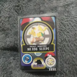 Pokemon Karte Card Sticker sleepe Drowzee Sealdass Bandai jp 096 Pocket monsters - Image 1