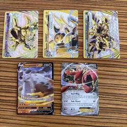 Lot Of 5 Pokemon Tcg Cards EX Break Cards - Ex - V - LP - Image 1