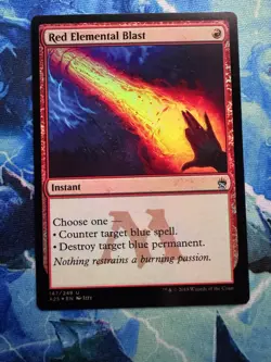 Red Elemental Blast Foil Masters 25 MTG Magic - Image 2