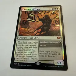 Emeritus of Truce FOIL 13 Secrets of Strixhaven SOS MTG Mythic Unplayed Mint NM - Image 3