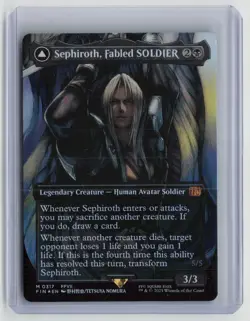 FINAL FANTASY #317 Sephiroth, Fabled SOLDIER (0317) (Borderless) Foil - Image 1
