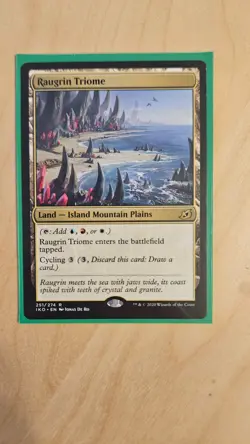 MTG Raugrin Triome (Ikoria: Lair of Behemoths) LP - Image 1