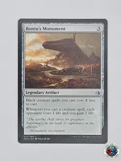 MTG - Amonkhet - Bontu's Monument - 225 - NM - Image 3