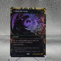 Magic: The Gathering Culling the Weak 0027 Mystical Archive Rare Black Foil - Image 1