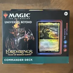 Magic: The Gathering MTG Lord of the Rings Commander Deck The Hosts of Mordor - Image 1