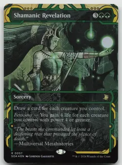 Shamanic Revelation R Foil Secrets of Strixhaven: Mystical Archive 57 NM - Image 1