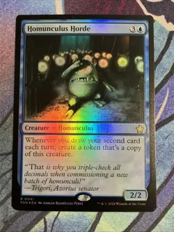 MTG 2024 Foundations: Homunculus Horde (0041) Foil - Image 1