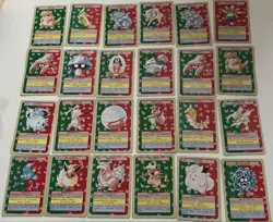 Pokemon Cards Top Sun Back Blue 24 Cards Summary Collection Trading Game - Image 1