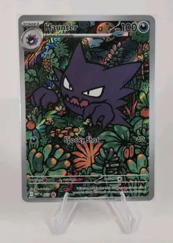 Pokemon Haunter 027 ME: Mega Evolution Promo Illustration Rare Full Art Holo - Image 1