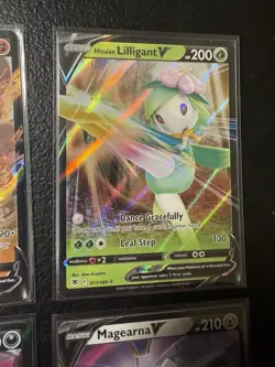 Pokemon TCG Hisuian Arcanine V Lilligant Sneasler Magearna V Holo Lot Of 4 2022 - Image 2