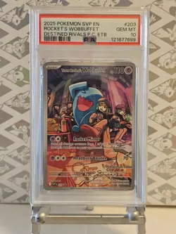 Team Rocket's Wobbuffet (Pokemon Center Exclusive) 203 Sv: Scarlet & Violet...💎 - Image 2