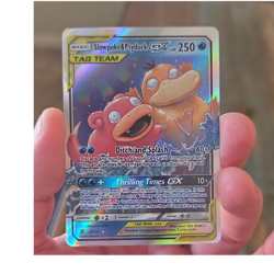 Pokemon TCG Slowpoke & Psyduck GX 35/236 SM-Unified Minds TAG TEAM GX Holo - Image 1