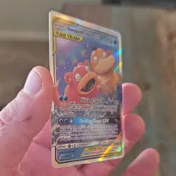 Pokemon TCG Slowpoke & Psyduck GX 35/236 SM-Unified Minds TAG TEAM GX Holo - Image 2