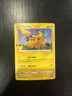 Pokemon TCG Sword & Shield Pikachu SWSH039 General Mills Holo Promo - Image 1