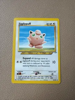 Vintage Jigglypuff 44/105 Neo Destiny Regular Pokemon 1995-2000 - Image 1