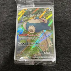 [SEALED] Pokemon TCG Snorlax Holo Full Art Scarlet & Violet 151 Promo 051 - Image 1