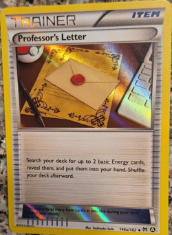 The Pokemon Company Pokemon TCG Professor's Letter 146A/162 Promo Holo Trainer - Image 1