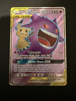 Pokemon Sun & Moon Full Art - Team Up 164/181 Gengar & Mimikyu GX - Image 1